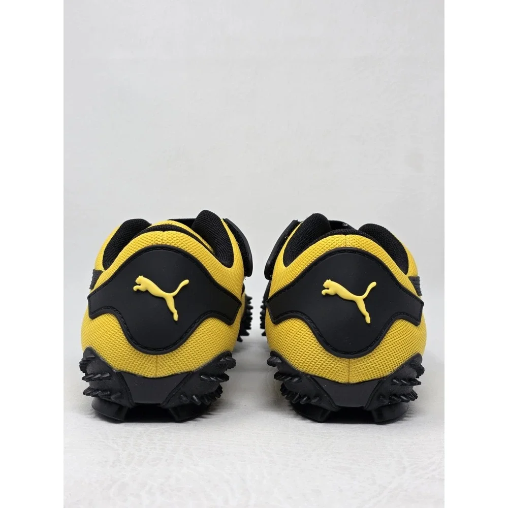 PUMA Yellow/Black Strap Low Top Athletic Sneakers Youth Size 5.5 403729-06 New